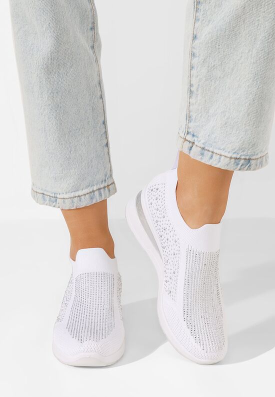 Tenisi dama Slip-On Amelie albi